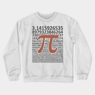 Digits of Pi, Pi Day Math Crewneck Sweatshirt